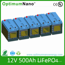 Paquete de baterías de litio 12V 500ah para almacenamiento solar